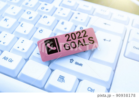 Handwriting text 2022 Goals. Word Written on A plan to do for something new and better for the coming year -47107 Handwriting text 2022 Goals. Word Written on A plan to do for something new and better for the coming year -47107 90938178