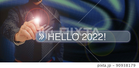 Text caption presenting Hello 2022. Internet Concept Hoping for a greatness to happen for the coming new year Flashy School Office Supplies, Teaching Learning Collections, Writing Tools, Text caption presenting Hello 2022. Internet Concept Hoping for a greatness to happen for the coming new year Flashy School Office Supplies, Teaching Learning Collections, Writing Tools, 90938179