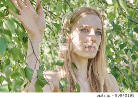 cute blond girl 90940199