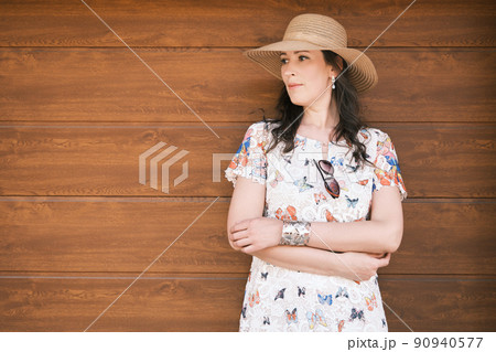 beautiful middle-aged woman 90940577