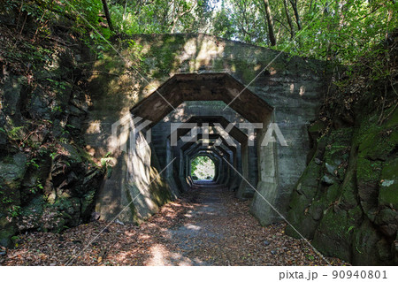 熊本県/ 八角トンネル（熊延鉄道遺構） 90940801
