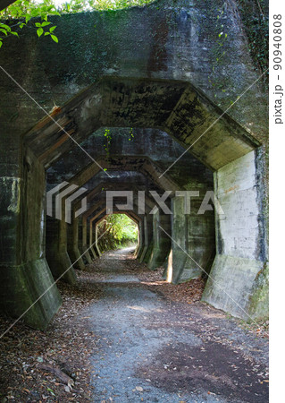 熊本県/ 八角トンネル（熊延鉄道遺構） 90940808