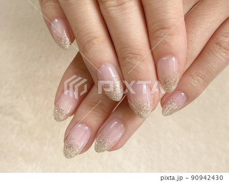 シンプルラメグラデーション 90942430