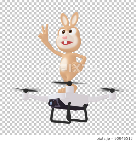 生肖插圖素材兔子字符(1_4)和平標誌無人機 生肖插圖素材兔子字符(1_4)和平標誌無人機 90946513