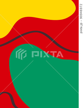Modern abstract background in rasta style  90946972