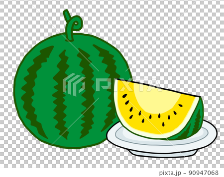 Yellow watermelon 19 (with round ball and cut C / plate) Yellow watermelon 19 (with round ball and cut C / plate) 90947068