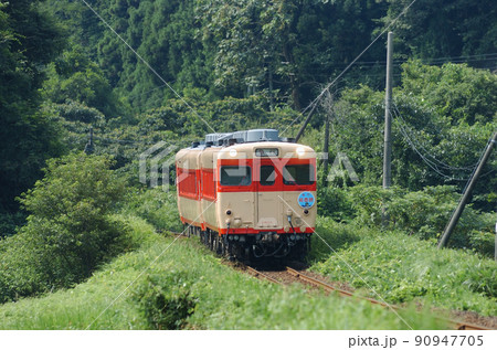 のと鉄道能登線　笠志保－能登中島　JR西日本　キハ28-2119+キハ58-596　リバイバル能登路 90947705