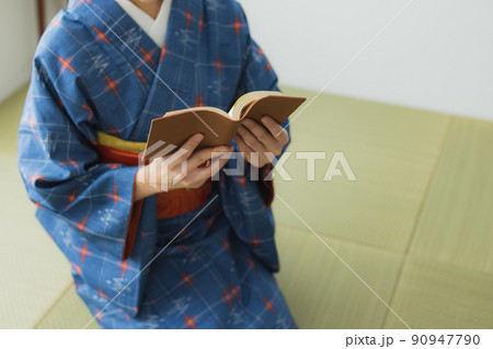 格子模様の小紋 和室 格子模様の小紋 和室 90947790