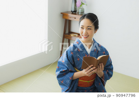 格子模様の小紋 和室 格子模様の小紋 和室 90947796