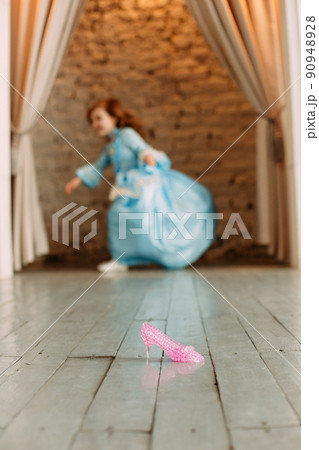 glass slipper little princess cinderella dress palace glass slipper little princess cinderella dress palace 90948928