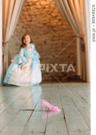 glass slipper little princess cinderella dress palace glass slipper little princess cinderella dress palace 90948929