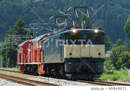 信越本線　関山ー二本木　JR東日本　EF64-42+DD16-302（長野） 90949071