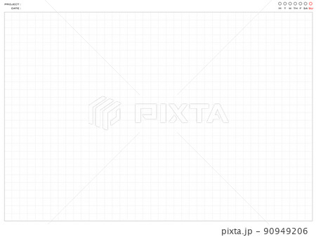 A4 standard document Blank form grid table paper on white background A4 standard document Blank form grid table paper on white background 90949206