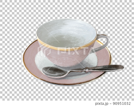 粉色茶杯、質感圖片、空茶杯、金邊茶杯 粉色茶杯、質感圖片、空茶杯、金邊茶杯 90951032
