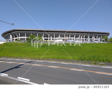 ニッサンスタジアム 横浜国際総合競技場周遊 周遊外観 神奈川県横浜市港北区 陸上競技場兼球技場 ニッサンスタジアム 横浜国際総合競技場周遊 周遊外観 神奈川県横浜市港北区 陸上競技場兼球技場 90951165