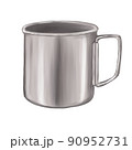 アウトドア用コップのイラスト 90952731