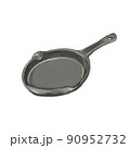 スキレットパンのイラスト 90952732