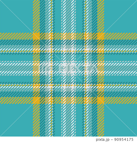 Plaid check pattern. Seamless fabric texture. Tartan textile print. 90954175