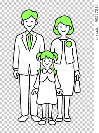 小学校入学女子 90957815