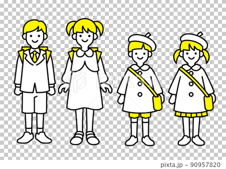 Elementary school kindergarten men and women 90957820