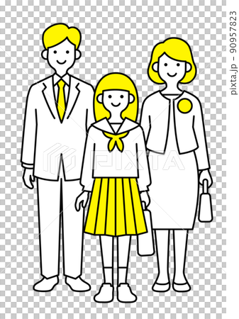 中学校入学女子 90957823