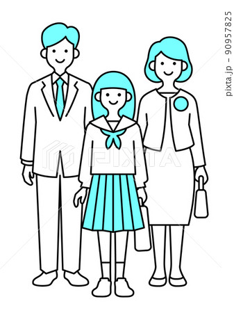 中学校入学女子 90957825