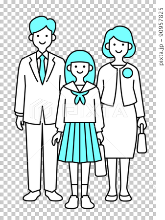 中学校入学女子 90957825