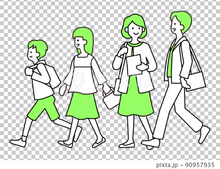 4 位度假者 4 位度假者 90957935