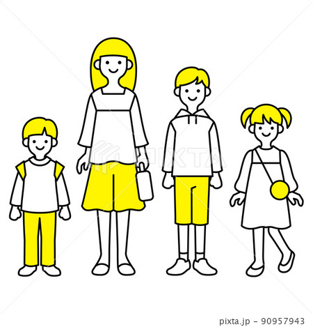 子供4人 子供4人 90957943