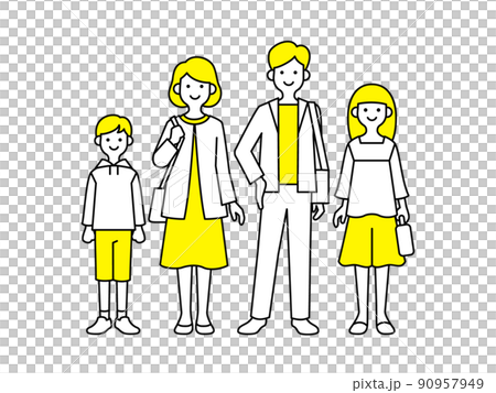 親子郊遊4人 親子郊遊4人 90957949