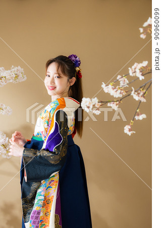 袴 卒業式 桜 袴 卒業式 桜 90960099