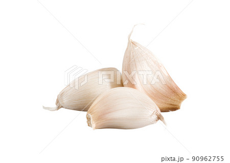 Garlic isolated on white background,clipping path Garlic isolated on white background,clipping path 90962755