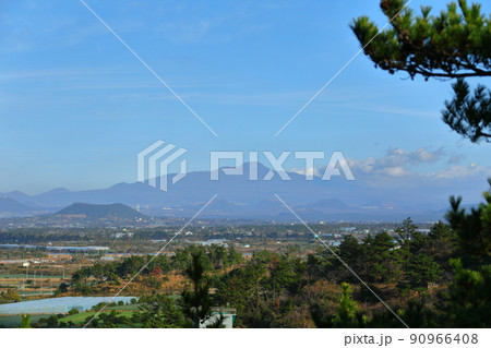 済州島 済州 山 90966408