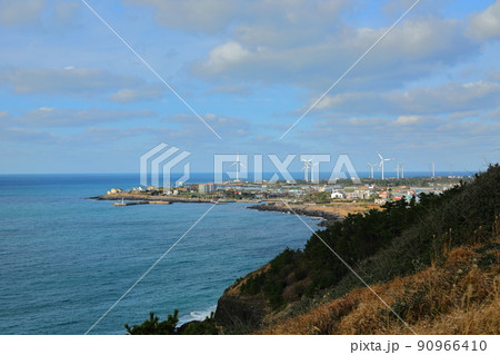 済州島 済州 山 90966410