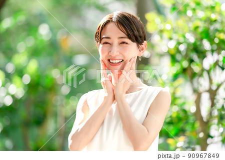 ビューティーイメージ 新緑 美白 夏 ビューティーイメージ 新緑 美白 夏 90967849