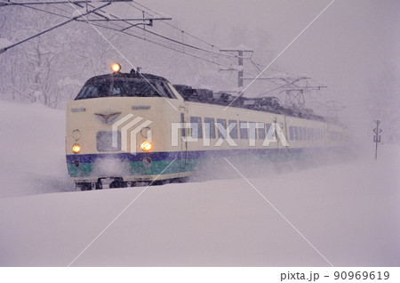 1999年 信越本線を走る485系特急みのり 1999年 信越本線を走る485系特急みのり 90969619