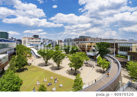 【都市風景】流山おおたかの森駅前の景観 90970520