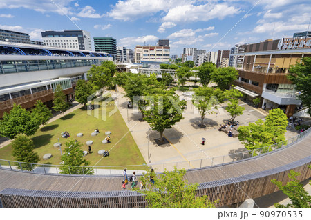 【都市風景】流山おおたかの森駅前の景観 【都市風景】流山おおたかの森駅前の景観 90970535