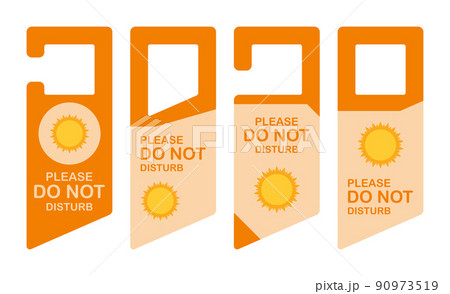 Hotel hanger sign with Sun Hotel hanger sign with Sun 90973519