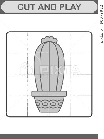 Cut and play with Cactus 90973922