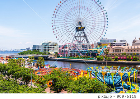 神奈川県　横浜　みなとみらい　遊園地　アトラクション 90976119