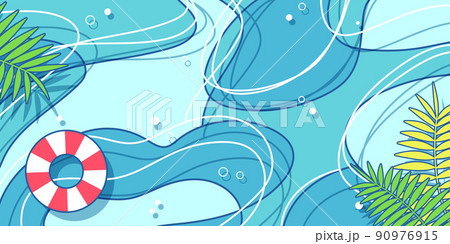 背景イラスト_海 90976915