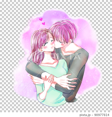 Flirtatious men and women 90977814