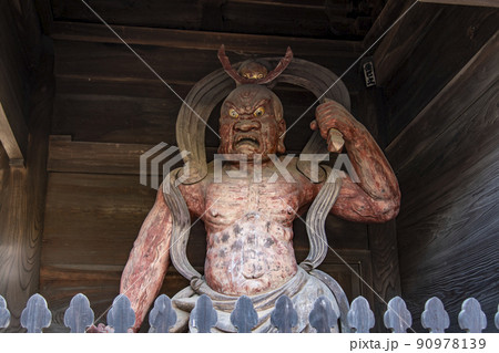 仁王像　歓喜院　拝殿　聖天堂　埼玉県熊谷市妻沼　妻沼聖天山　埼玉日光　建築　寺院　仏教 90978139