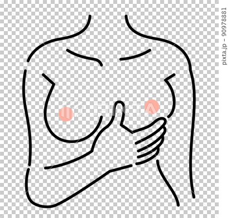 乳がんのセルフチェック 乳がんのセルフチェック 90978881