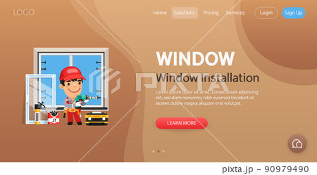 Window Website Template 90979490