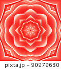 Abstract red flower lotus seamless background. Unique design, seamless pattern, 3d rendered 90979630