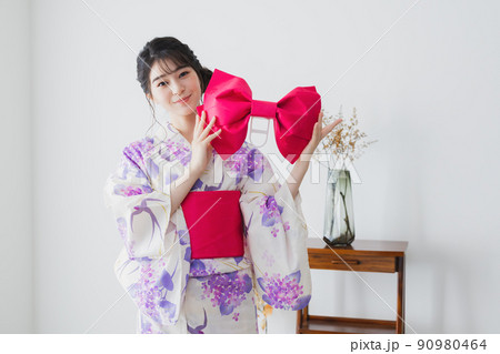 浴衣　作り帯 90980464