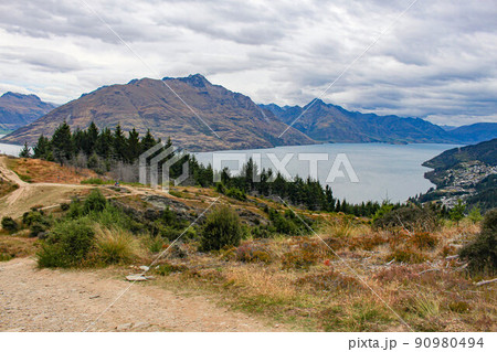 【クイーンズタウン】クイーンズタウンヒルサミットからの景色 90980494