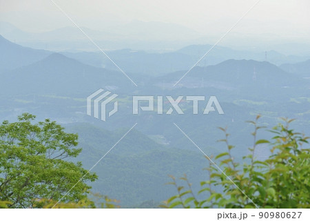 【香川県まんのう町】大平展望台から見た讃岐平野 90980627